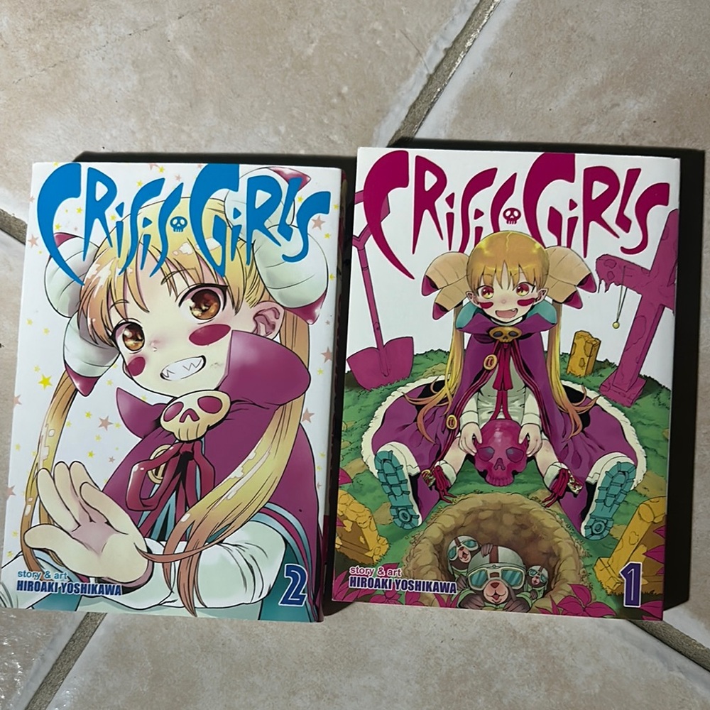 Crisis Girls Manga Volumes 1 and 2